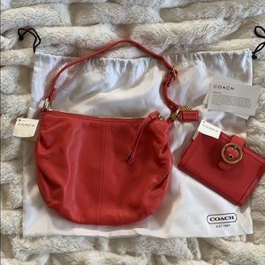 Coach Ali top handle pouch and Ali small wallet